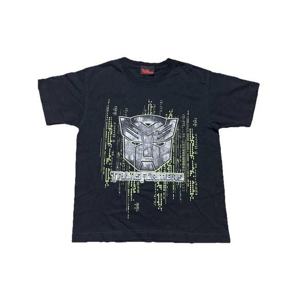 Other - 2007 Transformers Movie Promo T Shirt Kids Size Medium Black Y2K